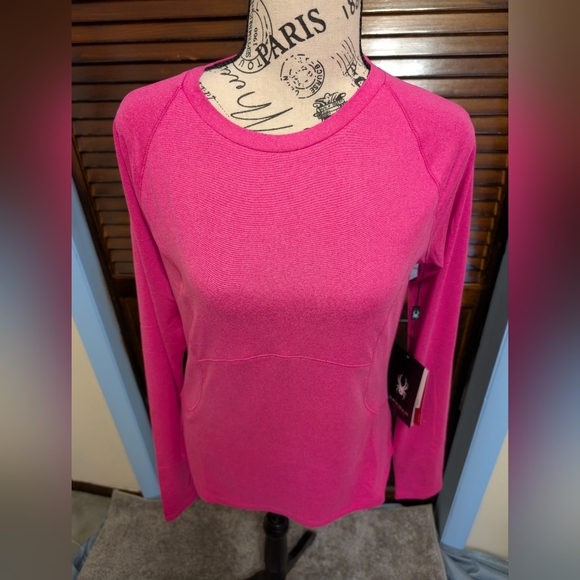 NEW WT! SPYDER ACTIVE LONG SLEEVE TOP - Picture 3 of 14